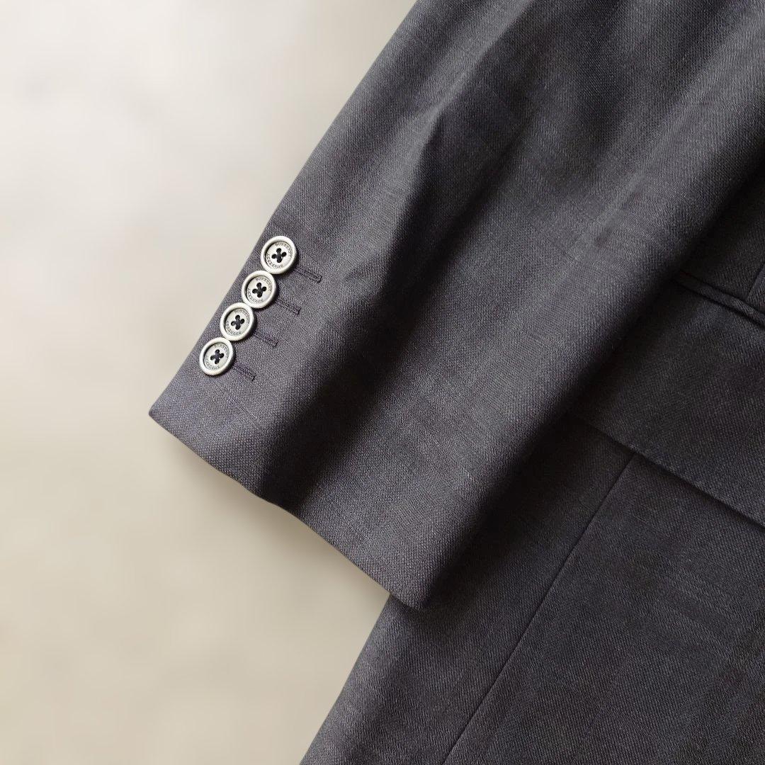 BURBERRY shadow check tailored jacket L