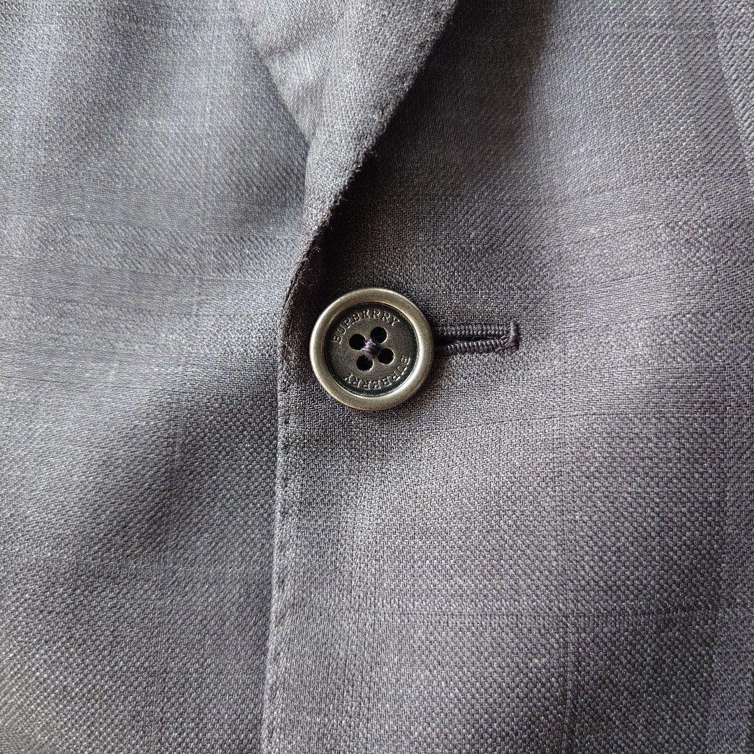 BURBERRY shadow check tailored jacket L