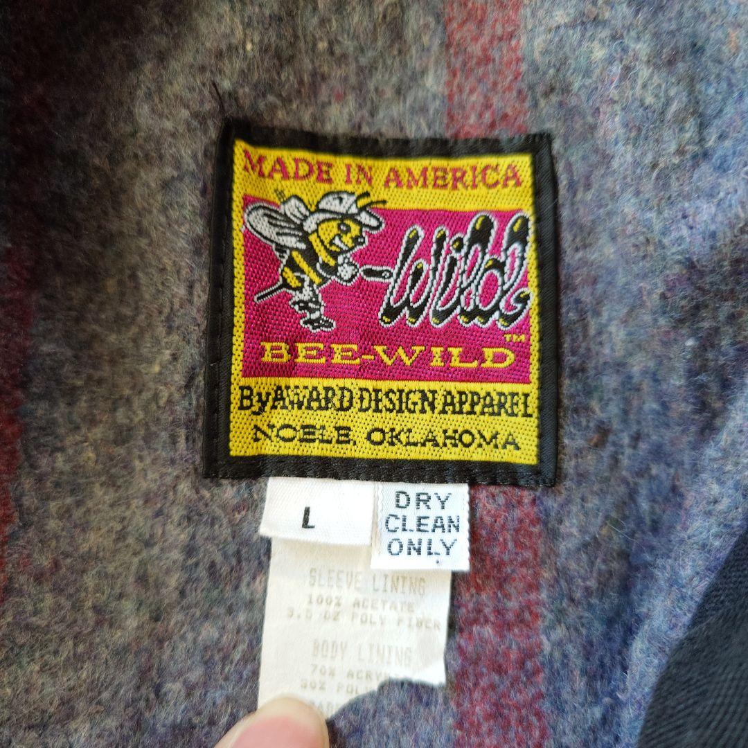 BEEWILD USA OKLAHOMA duck work jacket L