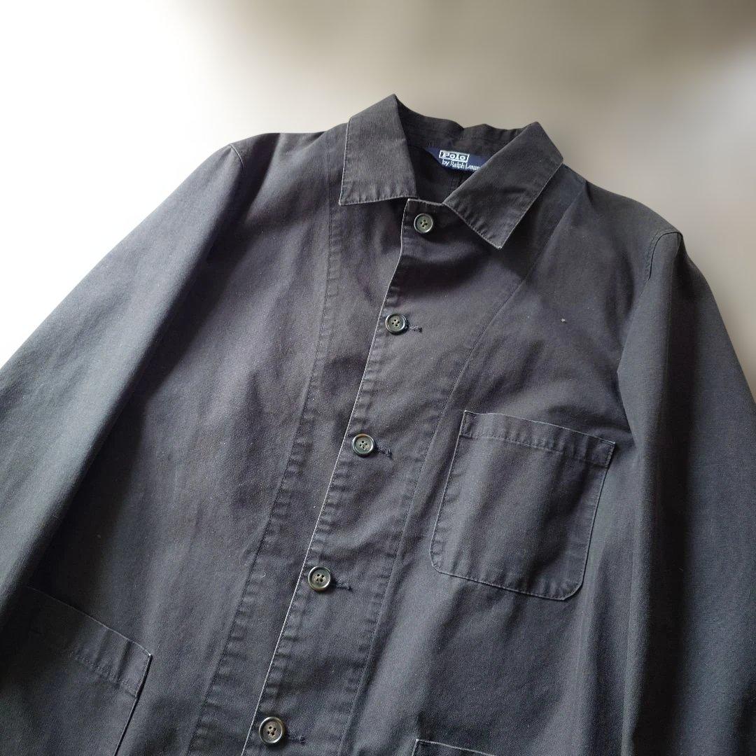 90s poloralphlauren ctoon chore jacket black XL