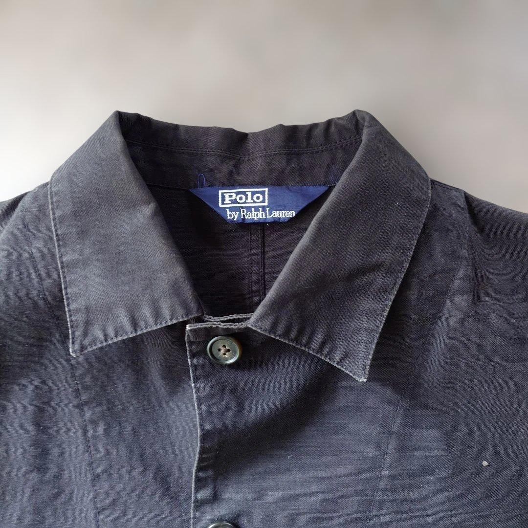 90s poloralphlauren ctoon chore jacket black XL
