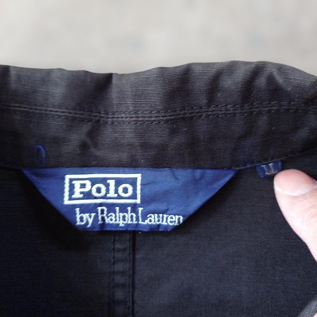 90s poloralphlauren ctoon chore jacket black XL
