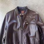 画像をギャラリービューアに読み込む, old GAP leather single riders M オールド　GAP　レザー　シングルライダース　M
