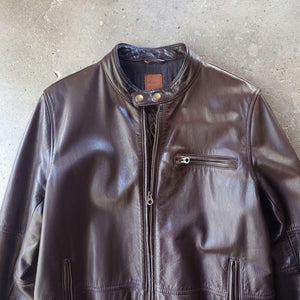 old GAP leather single riders M オールド　GAP　レザー　シングルライダース　M