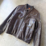 画像をギャラリービューアに読み込む, old GAP leather single riders M オールド　GAP　レザー　シングルライダース　M
