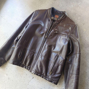 old GAP leather single riders M オールド　GAP　レザー　シングルライダース　M