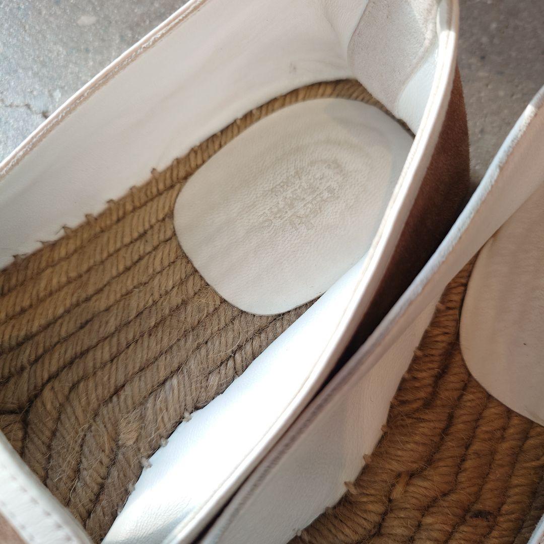 HERMES Leather espa shoes 40inch 25.5cm