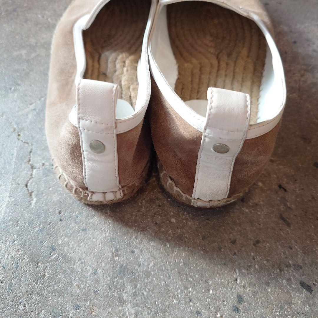 HERMES Leather espa shoes 40inch 25.5cm