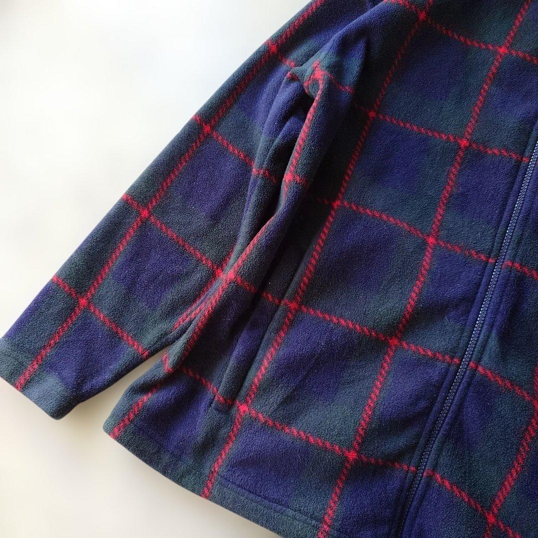 Ralphlauren check fleece M