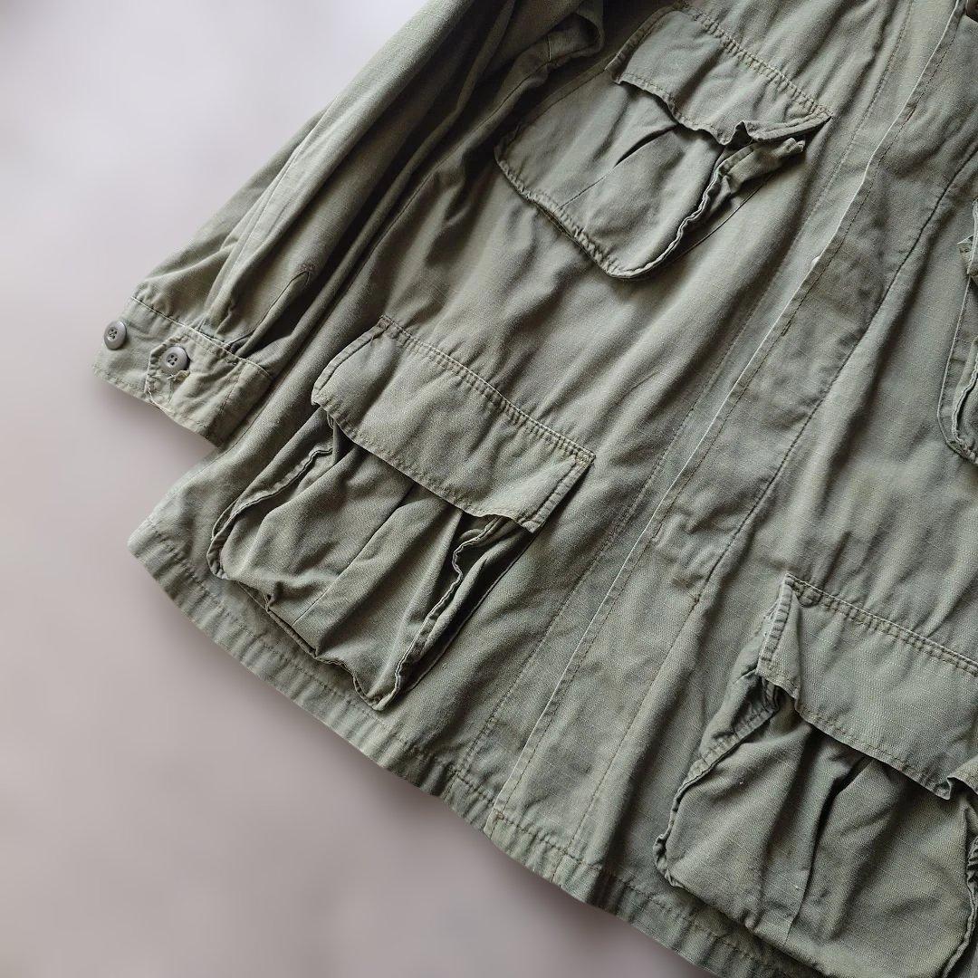 Jungle fatique shirts 69年4th Small^regular ripstop USA