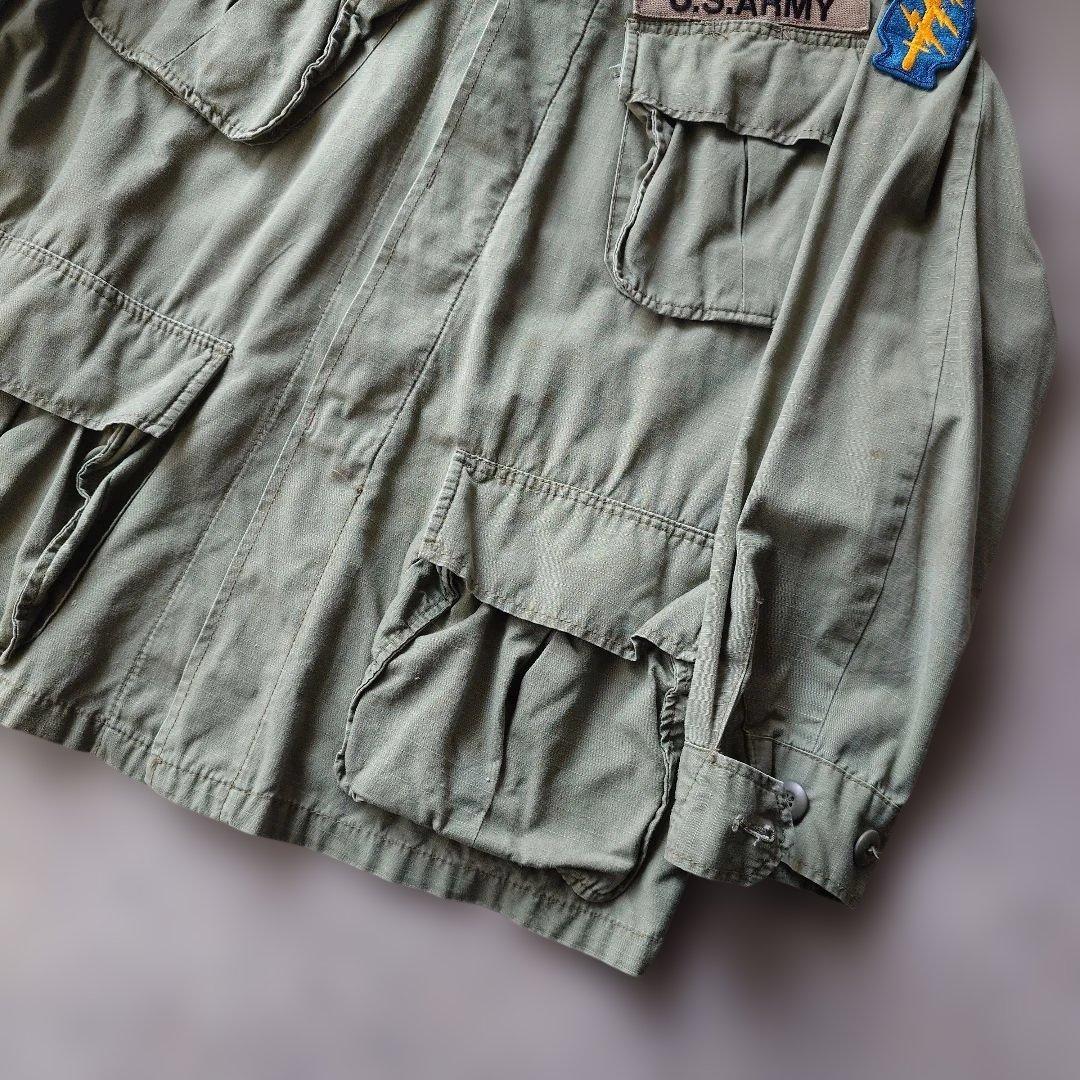 Jungle fatique shirts 69年4th Small^regular ripstop USA
