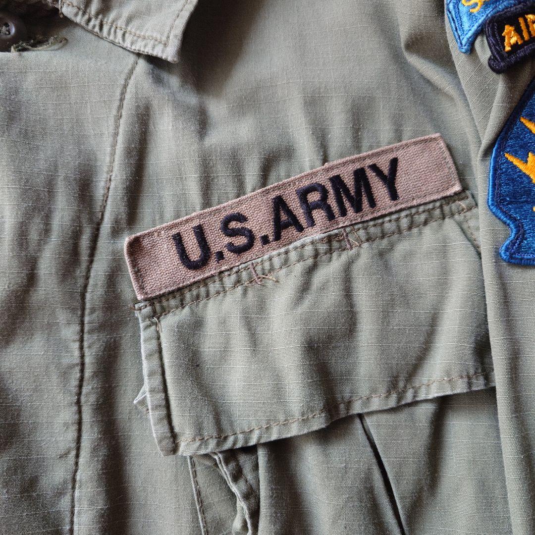Jungle fatique shirts 69年4th Small^regular ripstop USA