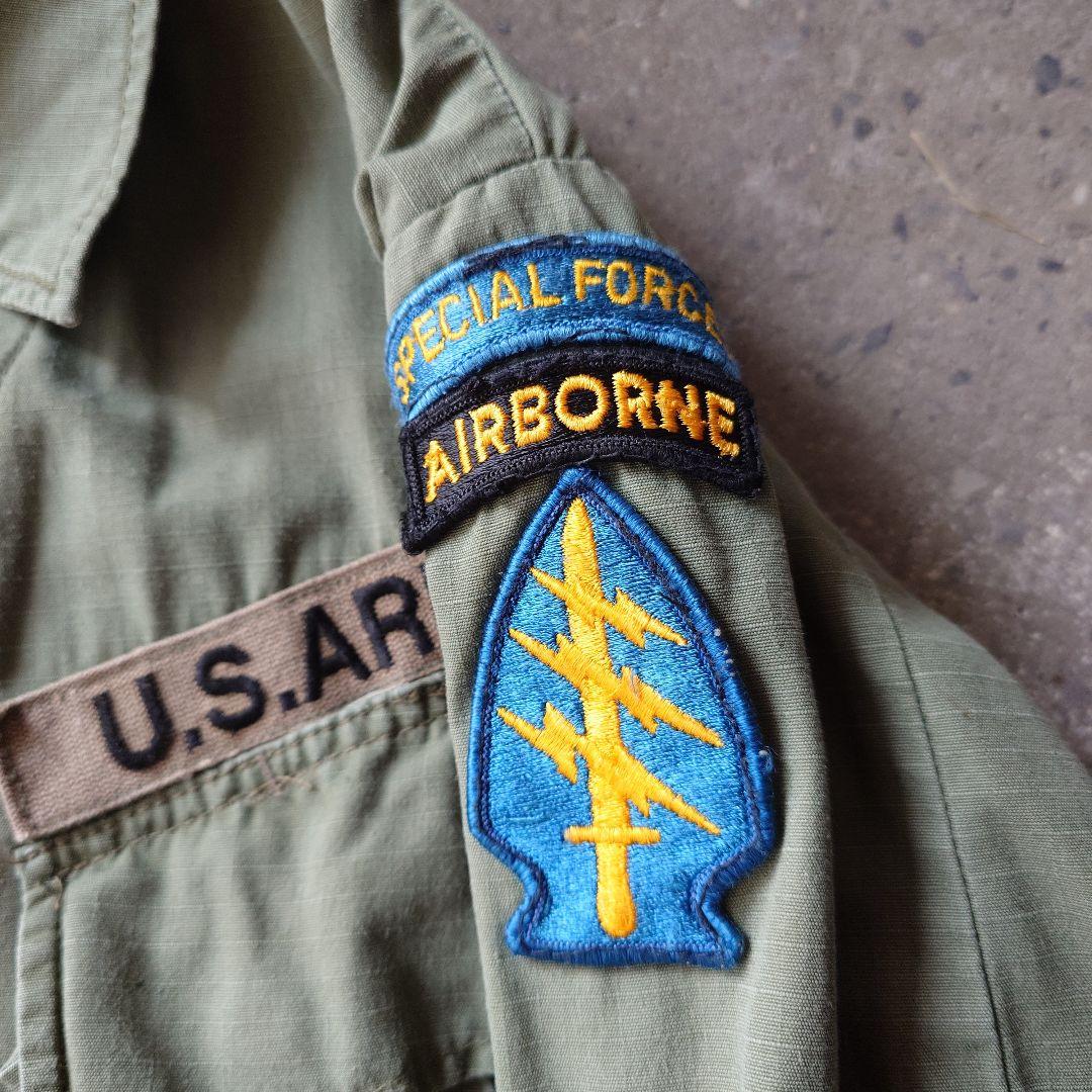 Jungle fatique shirts 69年4th Small^regular ripstop USA