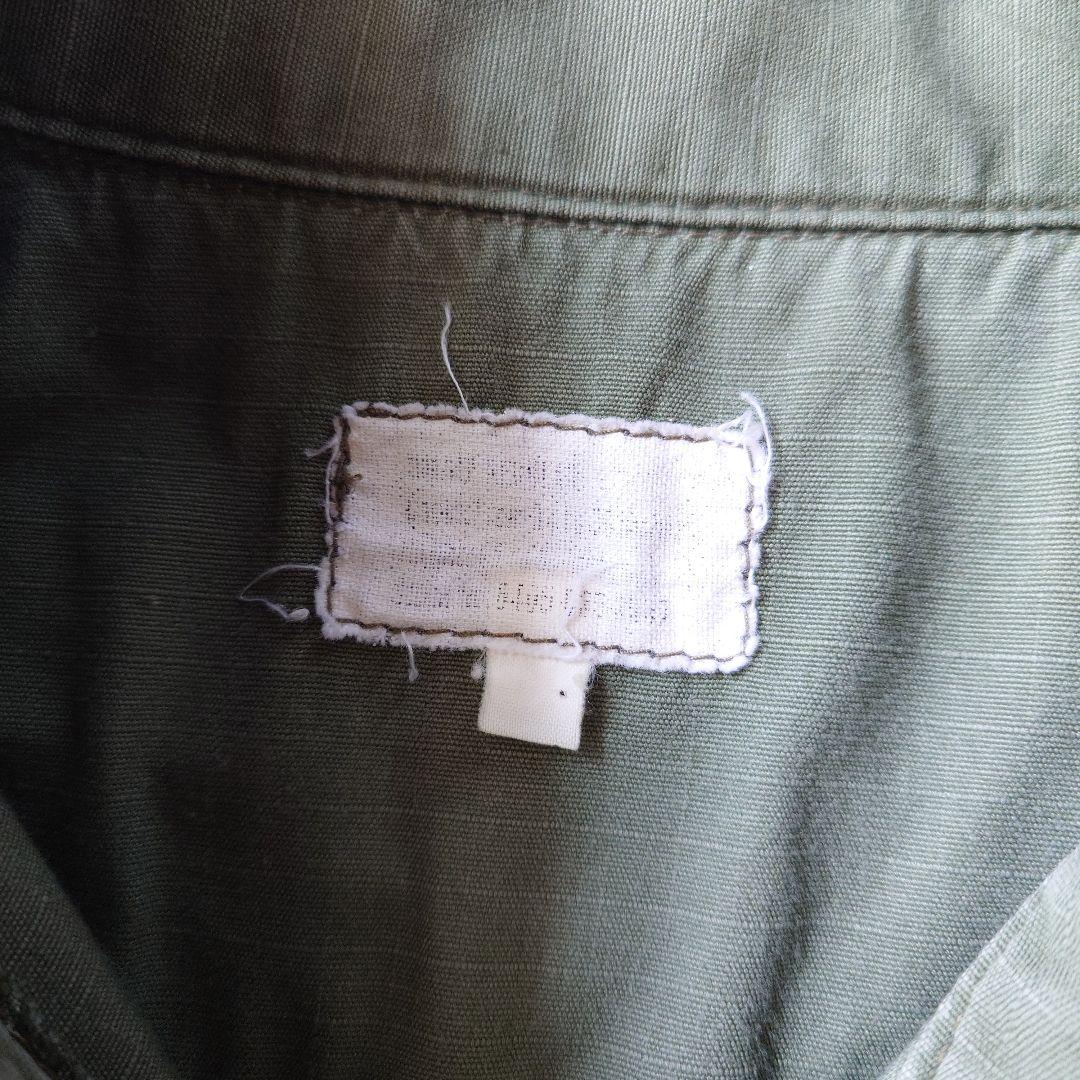 Jungle fatique shirts 69年4th Small^regular ripstop USA