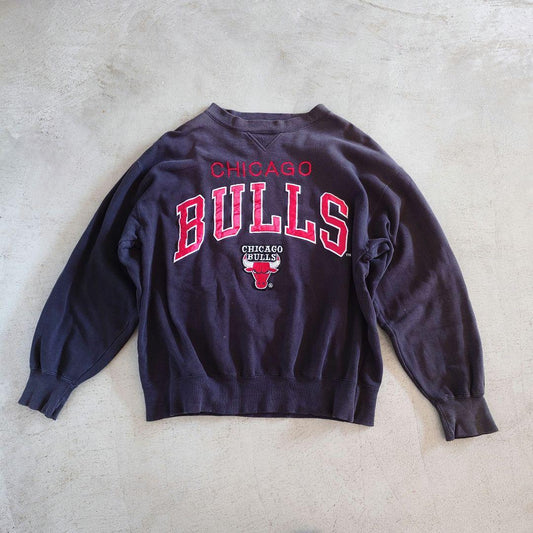 CHICAGO BULLS SWEAT 　シカゴブルズ　ダメージスウエット L