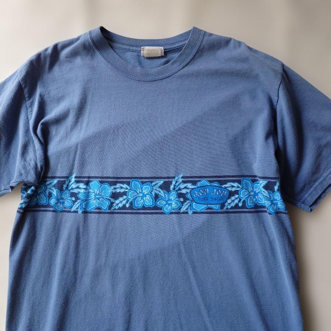 RONJON SURF border tee blue L