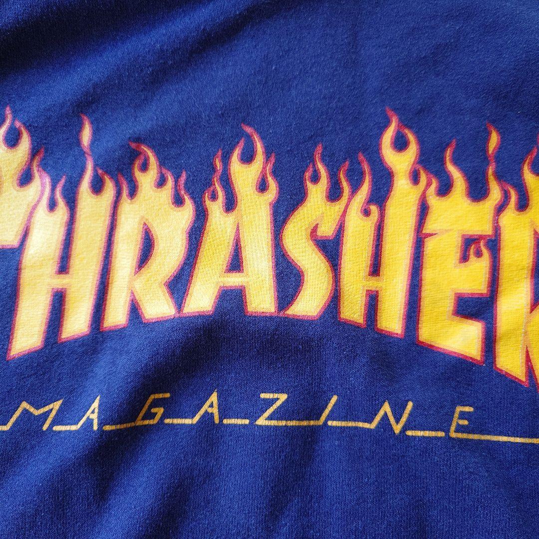 90s THRASHER flame logo hoody sz M