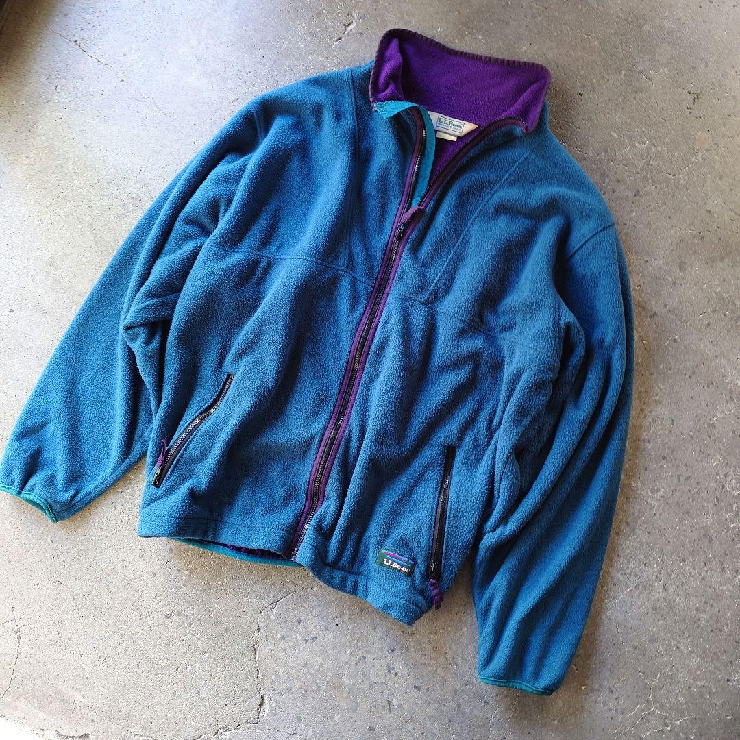 LL BEAN fleece jacket L~XL 80's~90's エルエルビーン　フリース