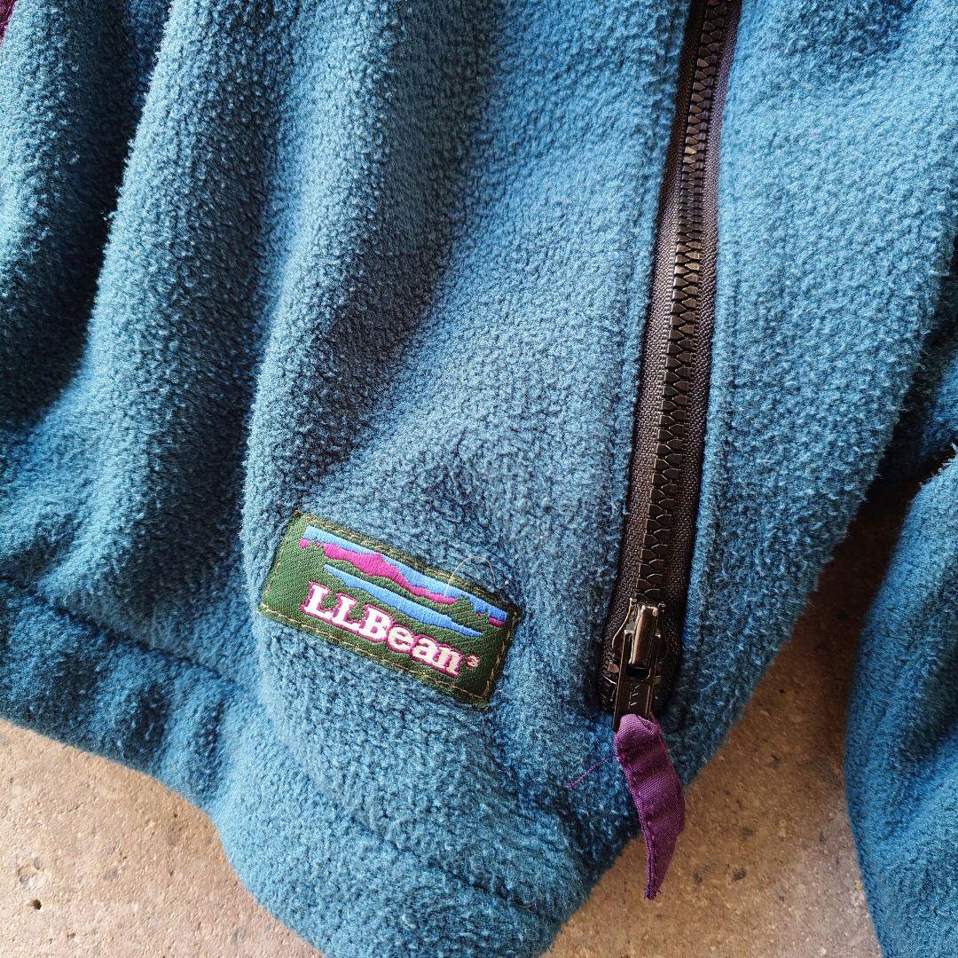 LL BEAN fleece jacket L~XL 80's~90's エルエルビーン　フリース