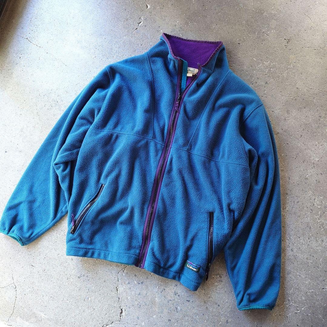 LL BEAN fleece jacket L~XL 80's~90's エルエルビーン　フリース