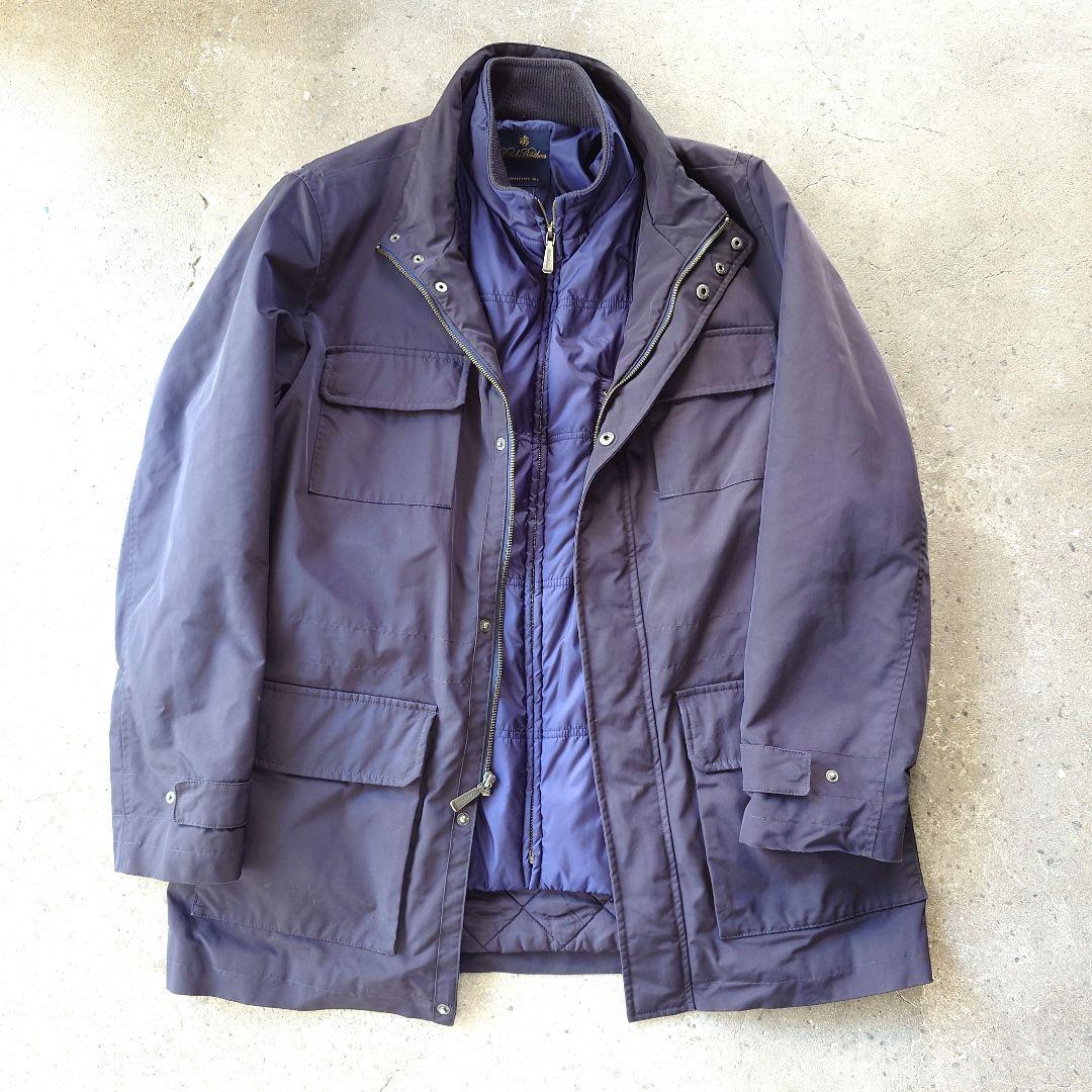 BrooksBrothers M65 Nylon Jacket ブルックスブラザーズ　中綿　ナイロンM65 ジャケット　ベストセット　L