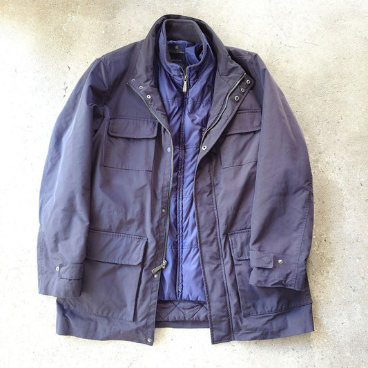 BrooksBrothers M65 Nylon Jacket ブルックスブラザーズ　中綿　ナイロンM65 ジャケット　ベストセット　L