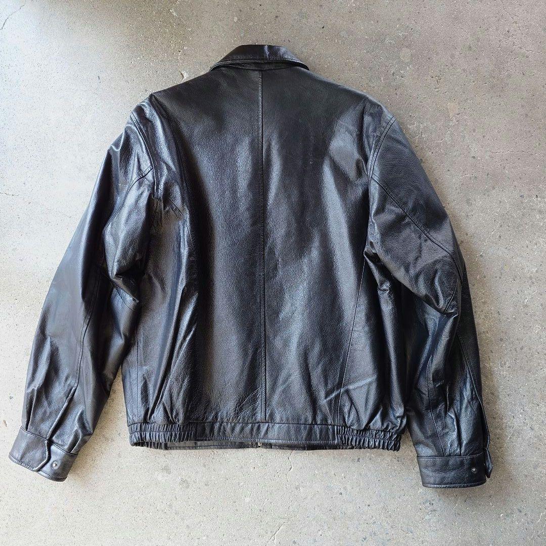 90s dunne&cole goat leather jacket