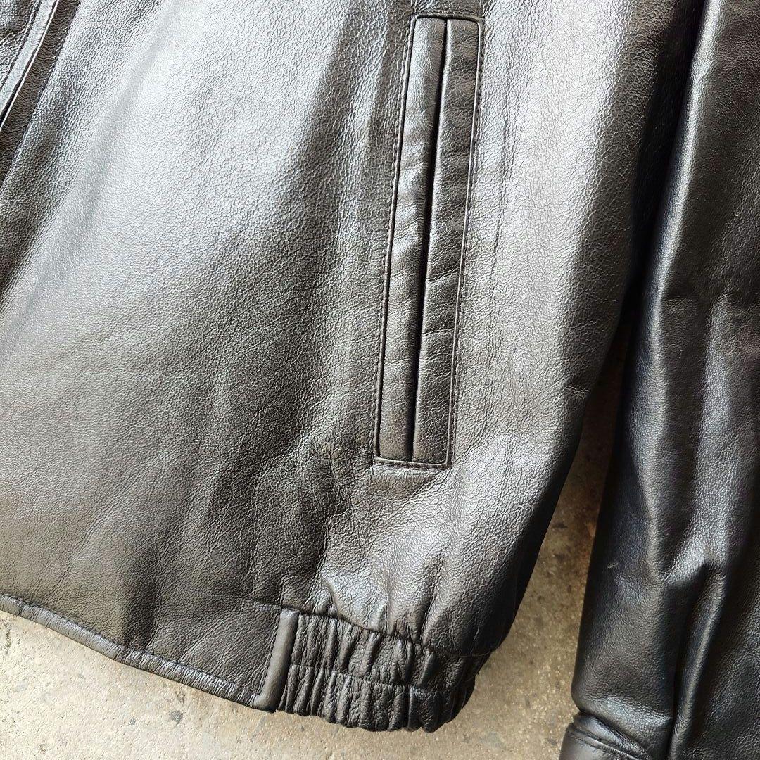 90s dunne&cole goat leather jacket