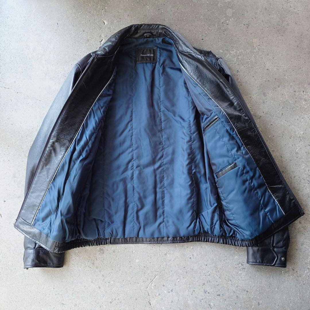 90s dunne&cole goat leather jacket