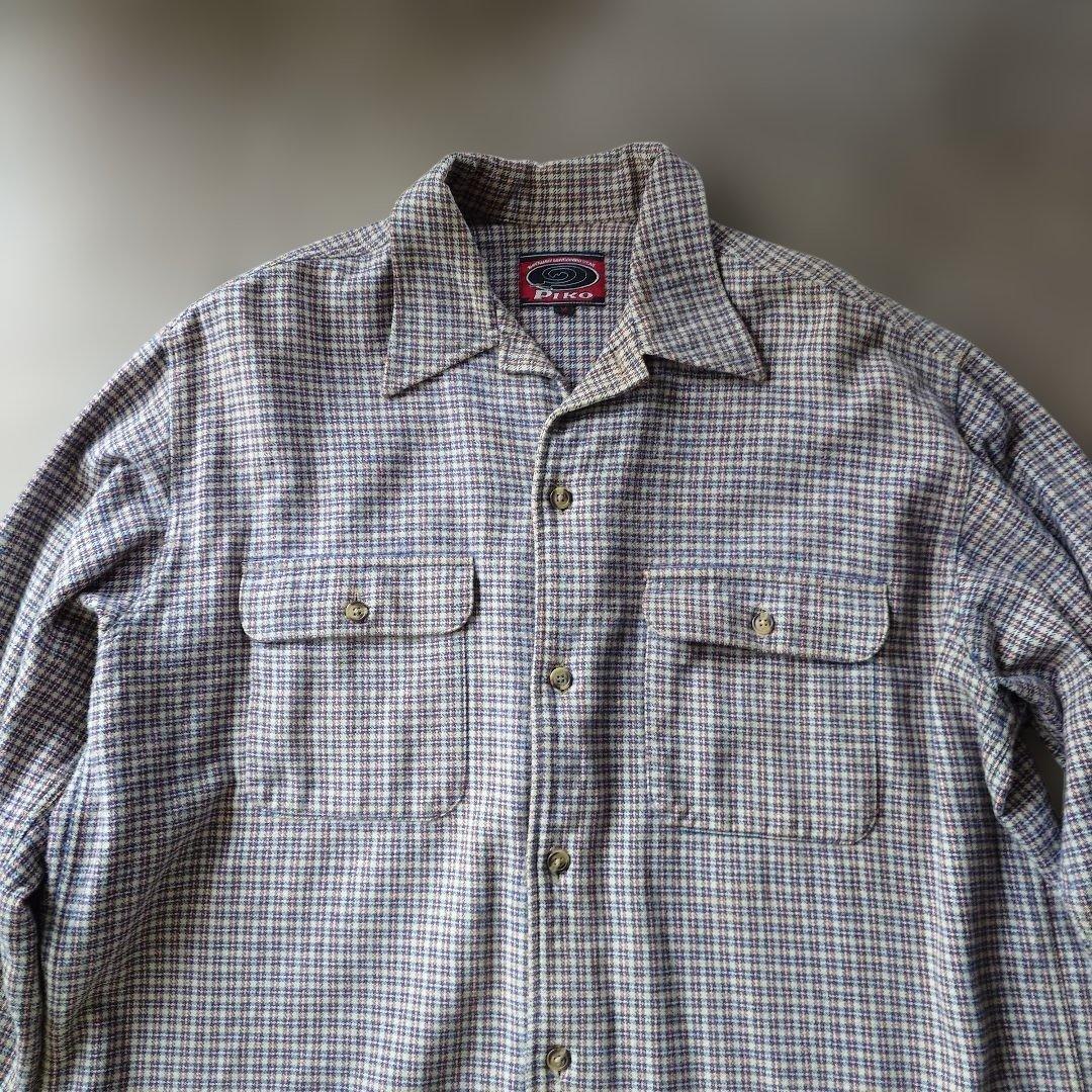 OLD　PIKO board check shirts M