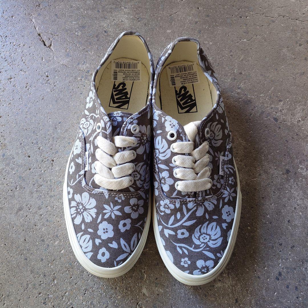 新品未使用　VANS US企画　9インチ　オーセンティック　フラワー