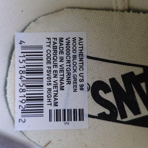 新品未使用　VANS US企画　9インチ　オーセンティック　フラワー