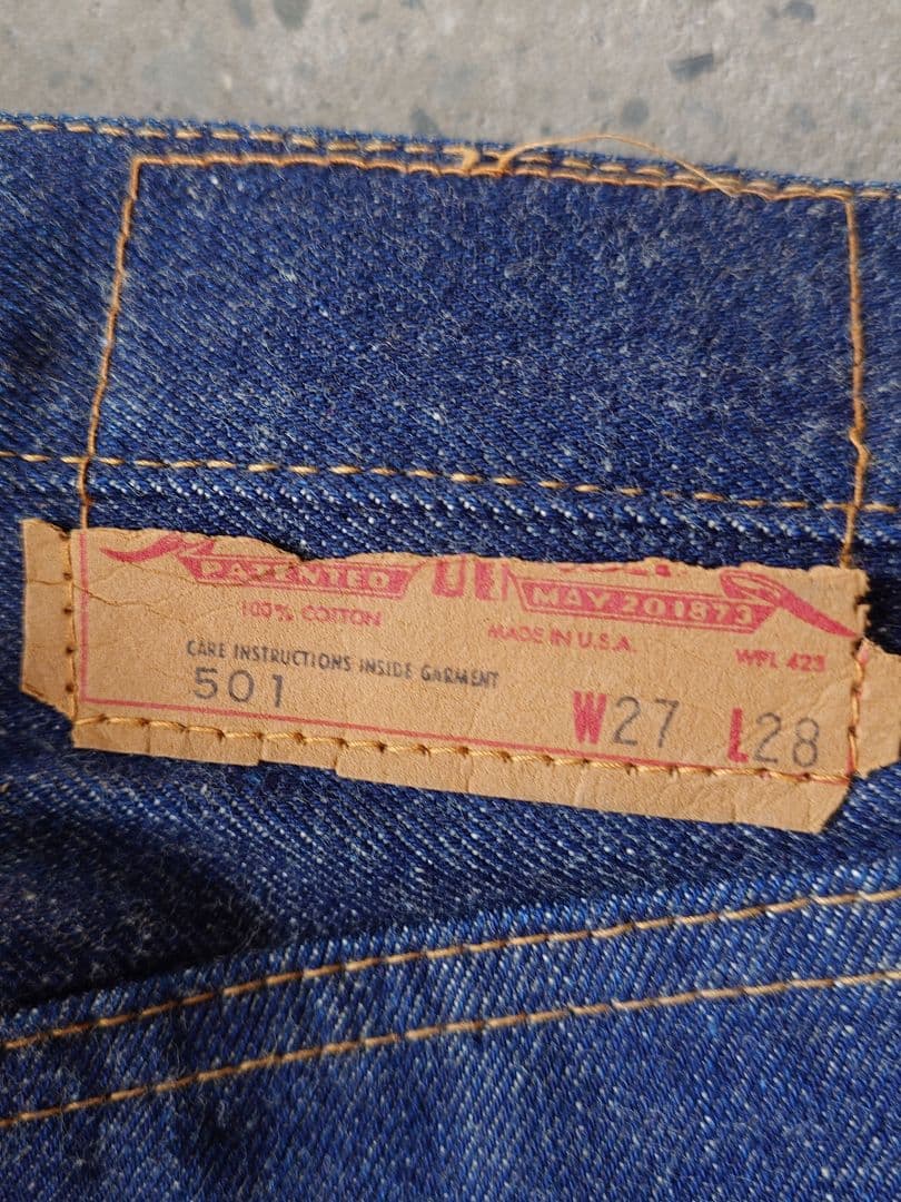 Levis 501 66前期 deadstock W27L28 – ALLTHAT