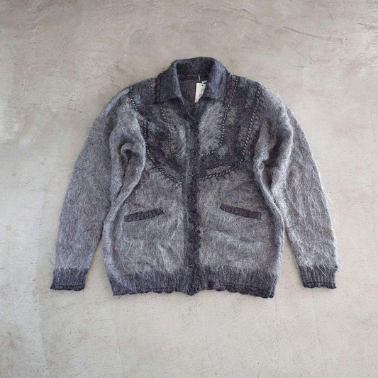 Deadstock Mohair Cardigan Italy デッドストック　ユーズド　古着　モヘアニット　モヘアカーディガン　イタリア製