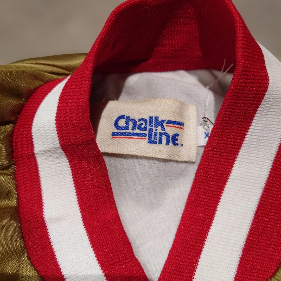 49ers satan jacket chalk line 80s XL