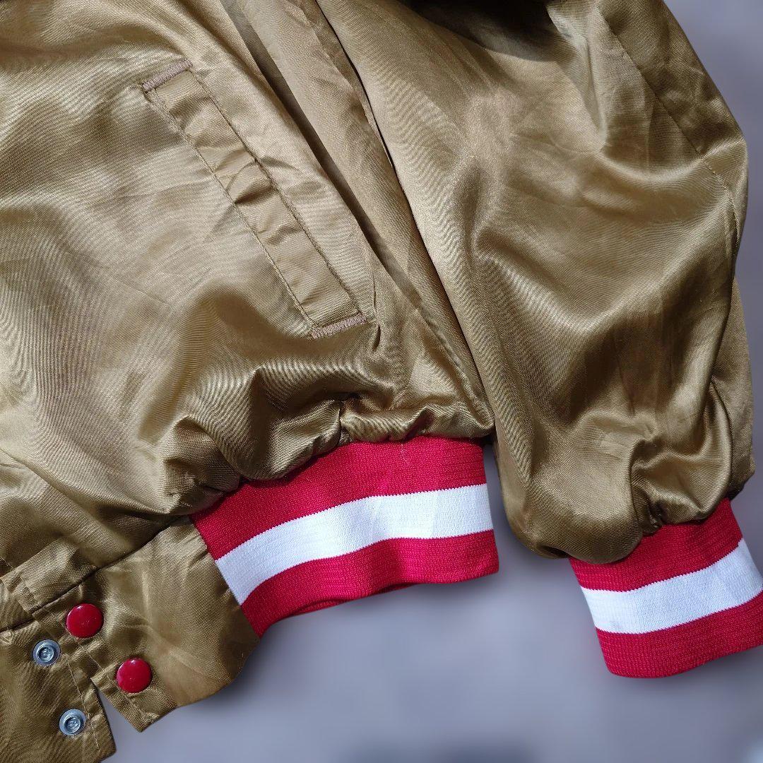 49ers satan jacket chalk line 80s XL