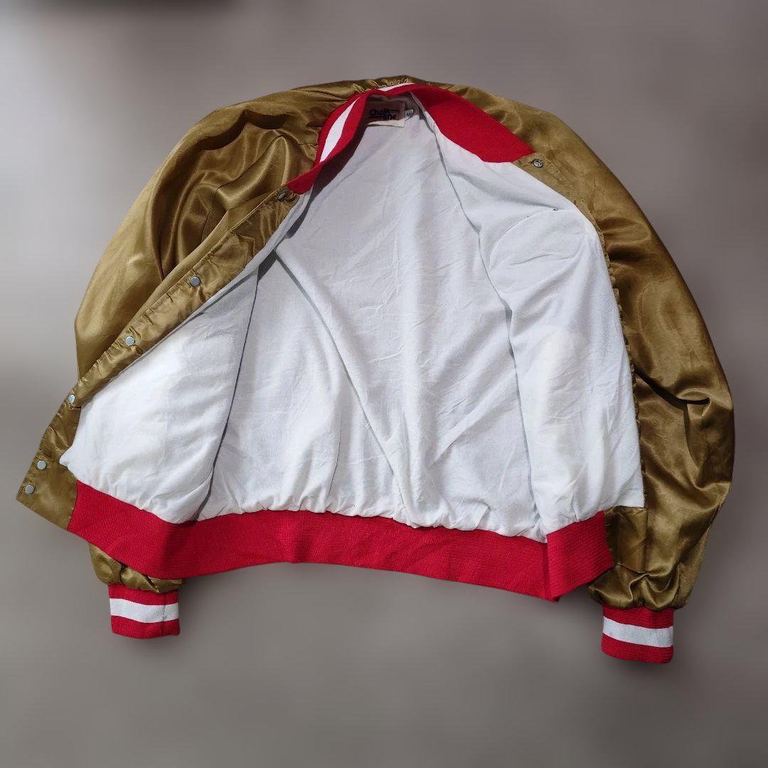 49ers satan jacket chalk line 80s XL