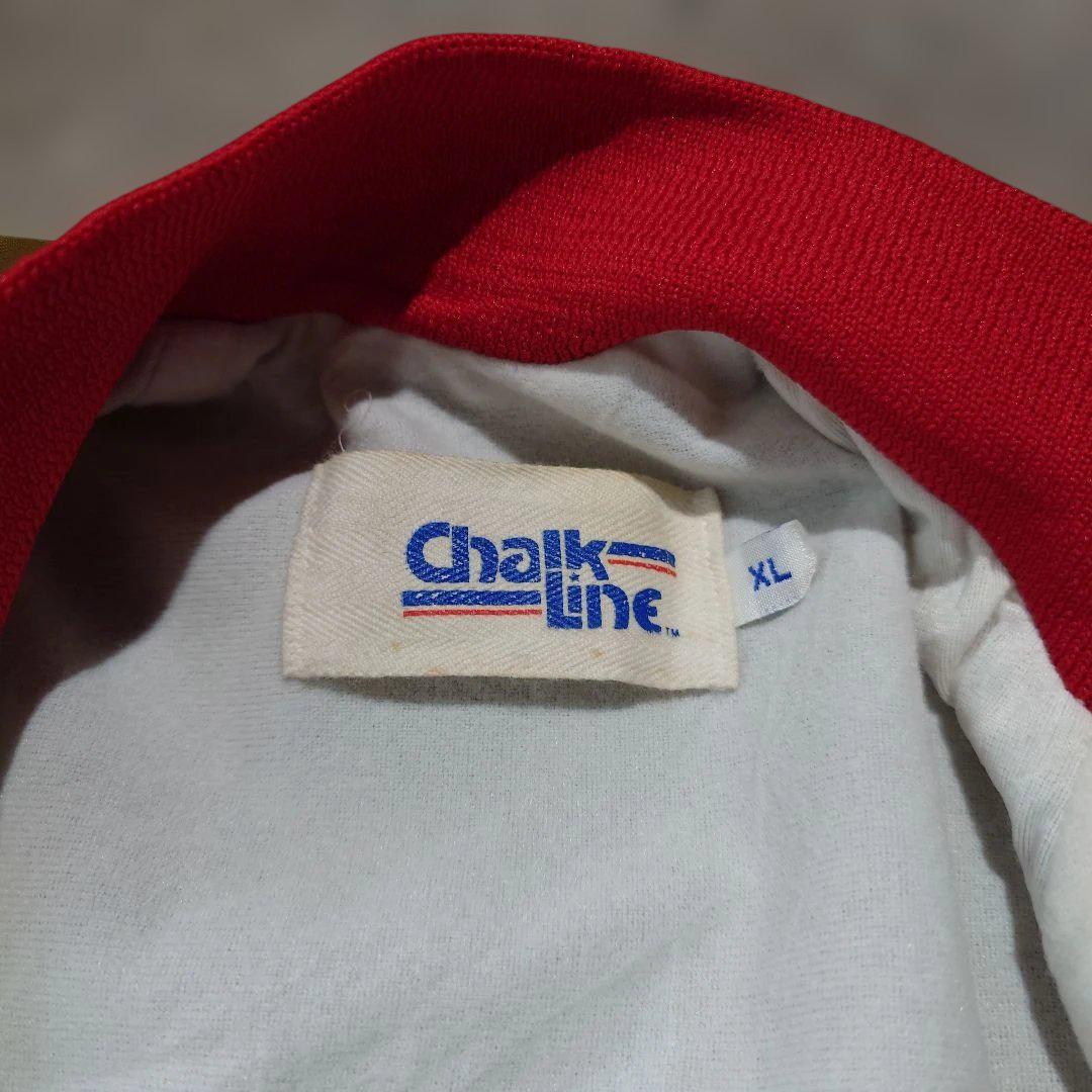 49ers satan jacket chalk line 80s XL