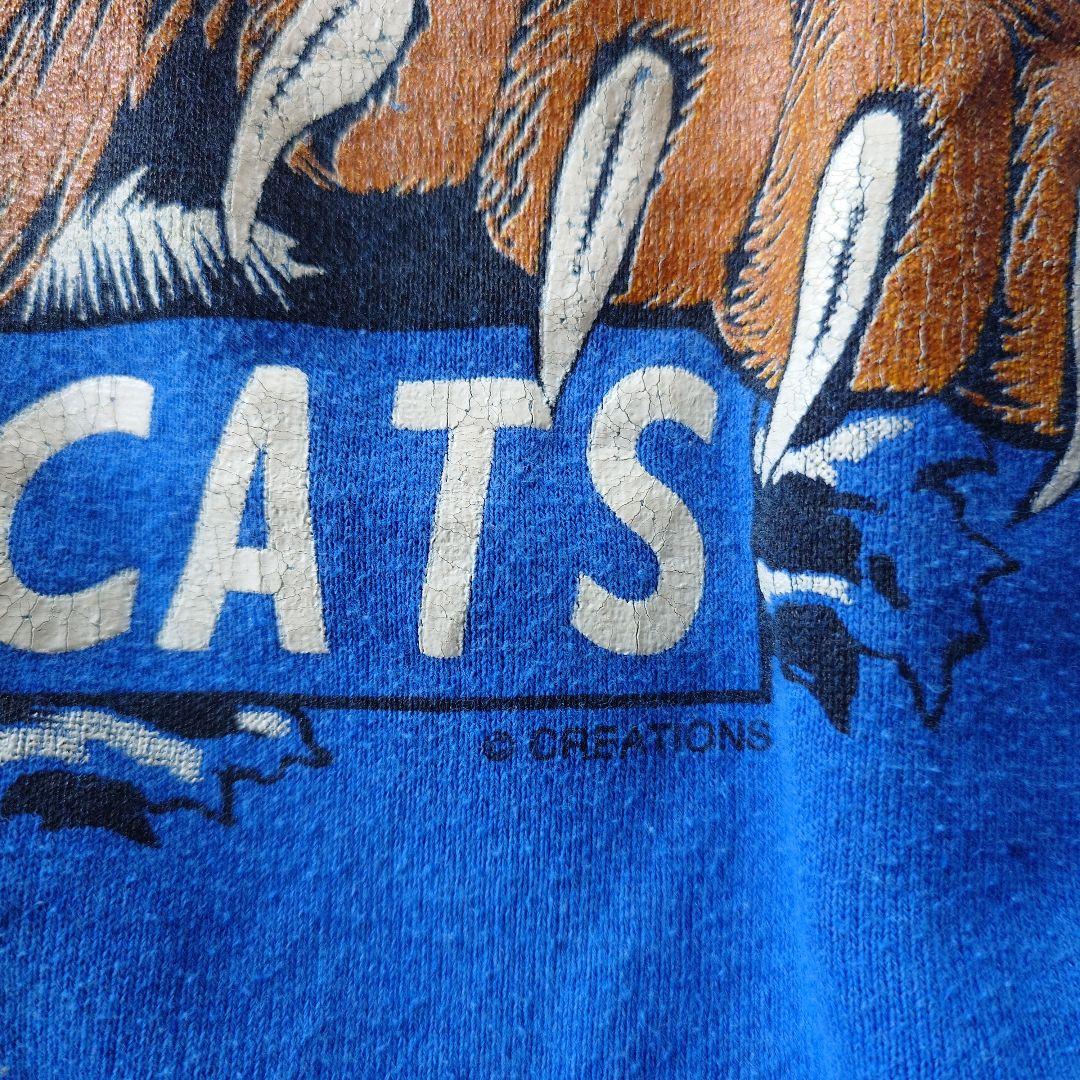 80s vintgae sweat wild cats fruits of the loom sz L