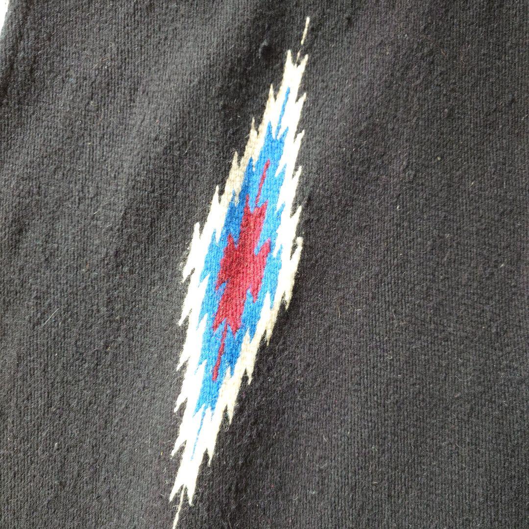 vintage MEXICO handmade woven ortega vest M