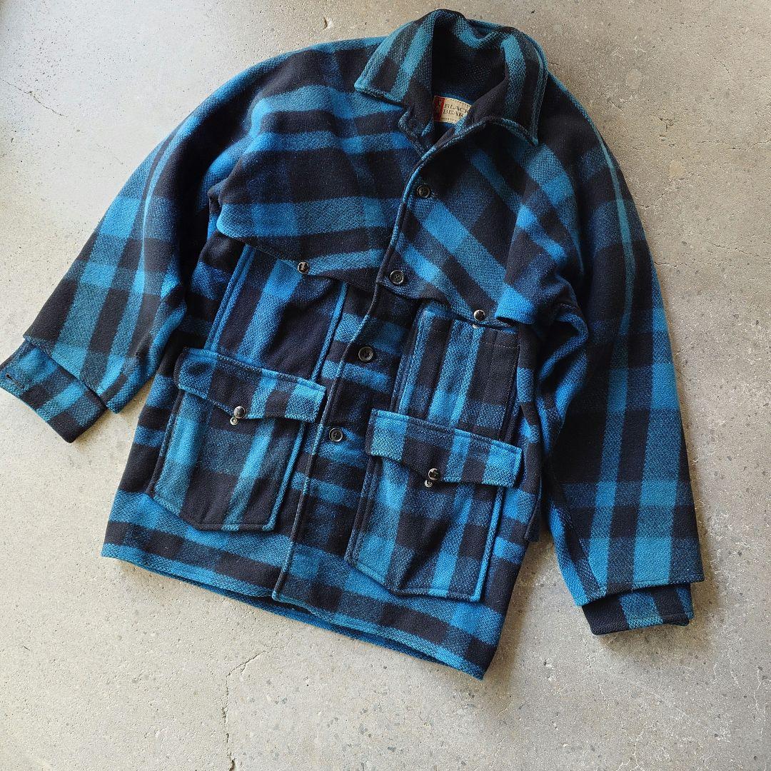 60's Hunting mackinaw coat L オールド60年代　ハンティングコート　ダブルマッキーノコート　MからL