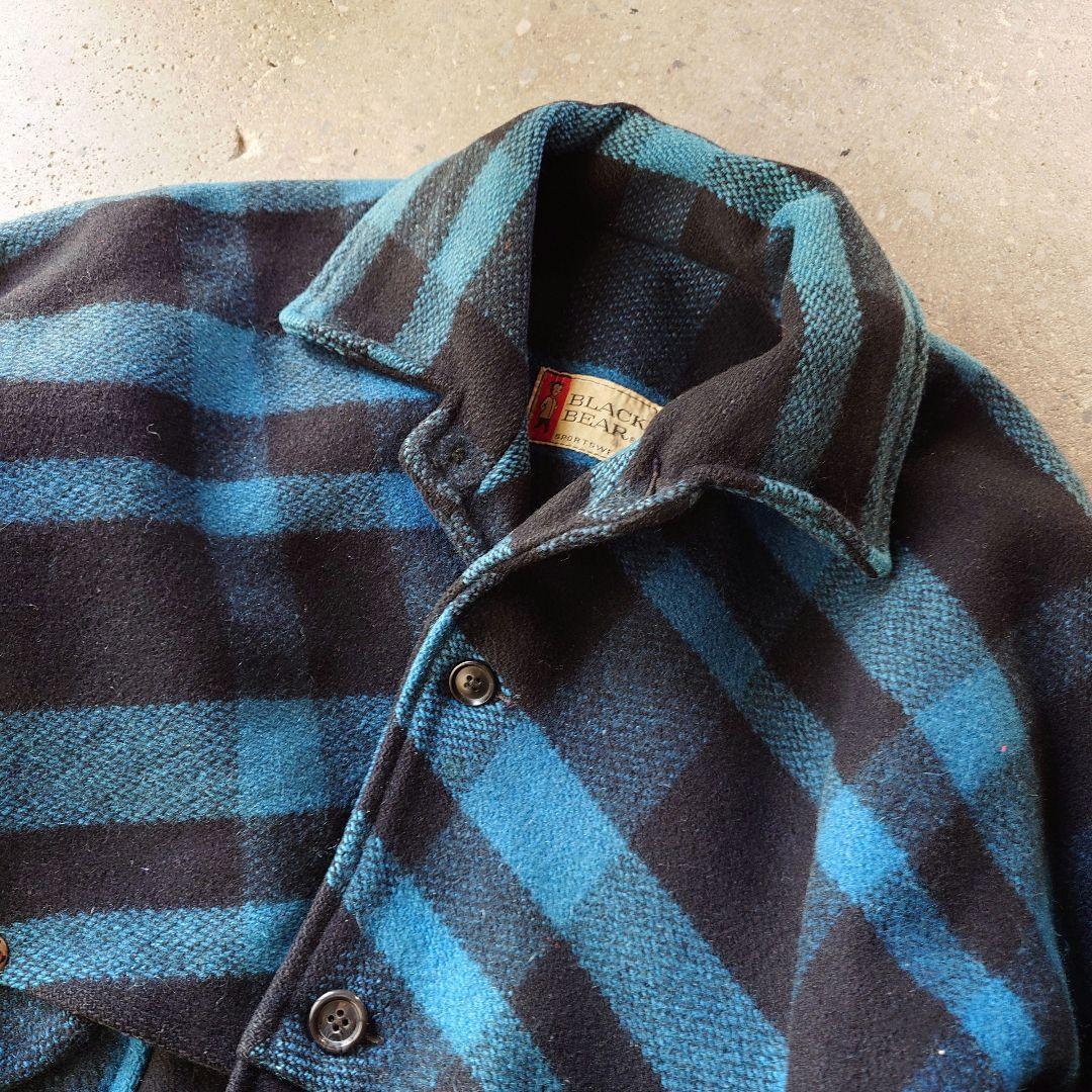 60's Hunting mackinaw coat L オールド60年代　ハンティングコート　ダブルマッキーノコート　MからL