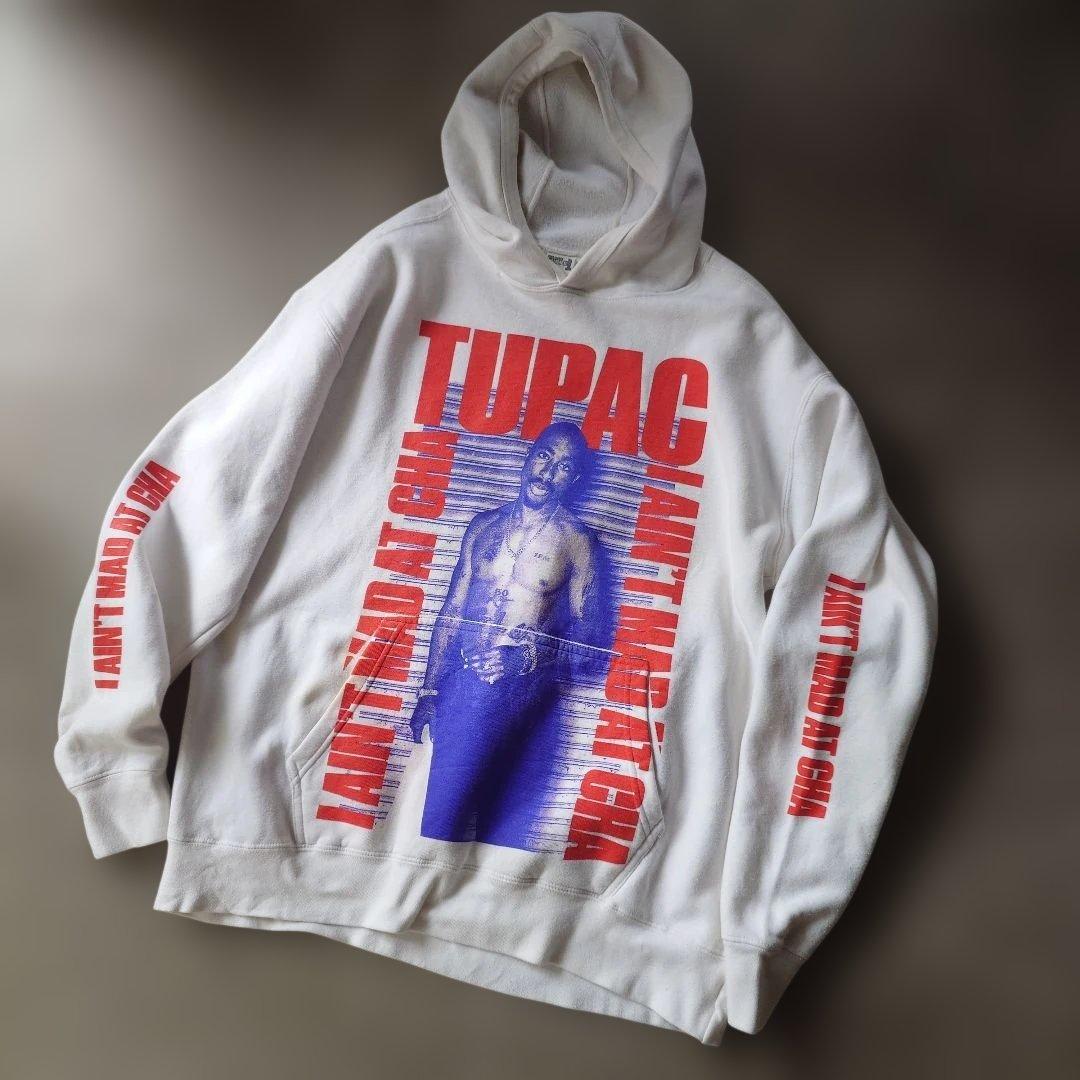 2PAC I AIN'T MAD AT CHA sweat parka L