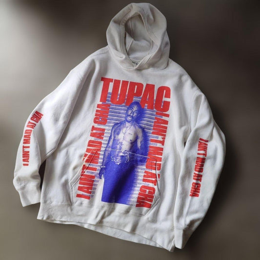 2PAC I AIN'T MAD AT CHA sweat parka L