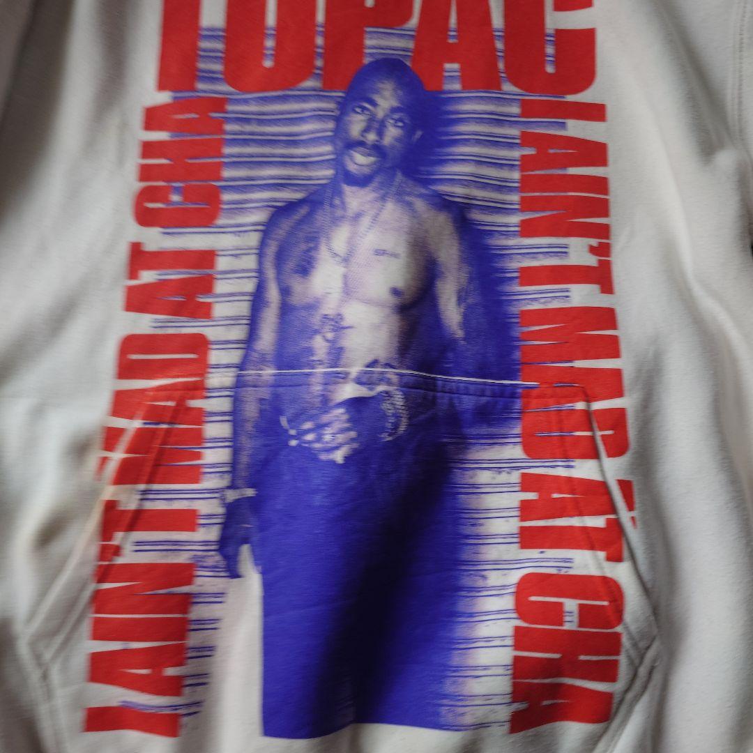 2PAC I AIN'T MAD AT CHA sweat parka L
