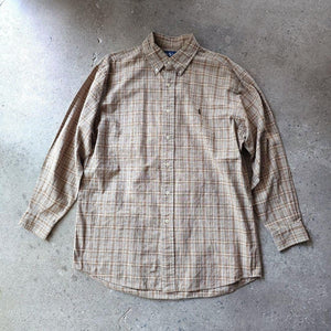 POLO RALPHLAUREN check shirts M BLAKE ポロラルフローレン　チエックシャツ　M
