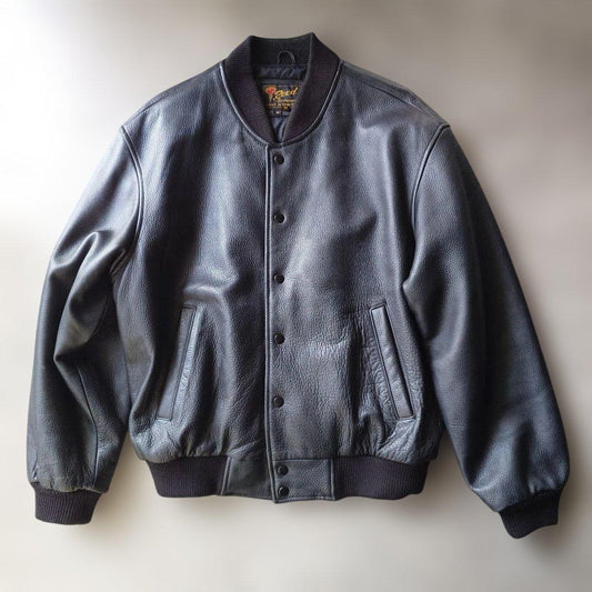 Reed cowhide leather  studuim jacket M