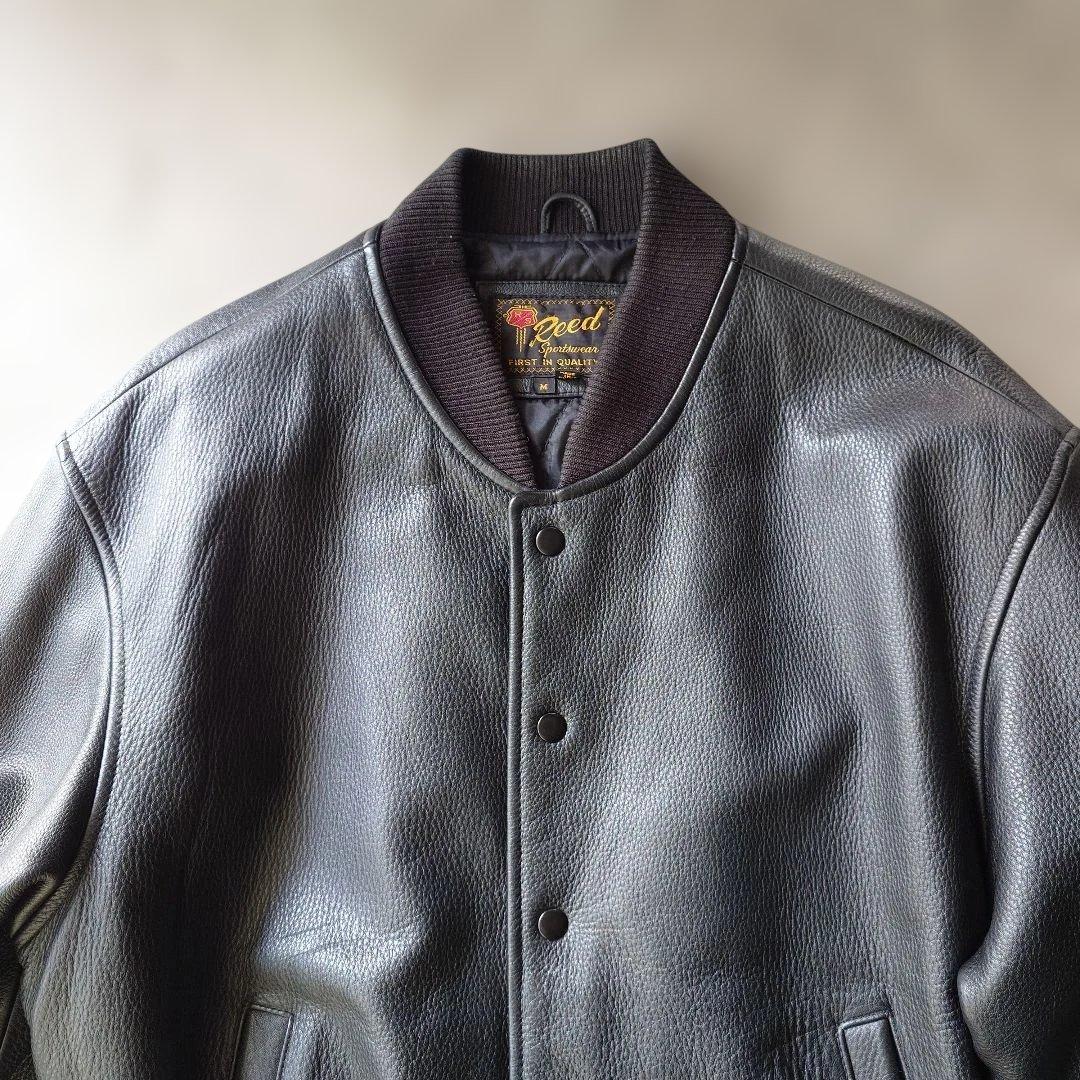 Reed cowhide leather  studuim jacket M