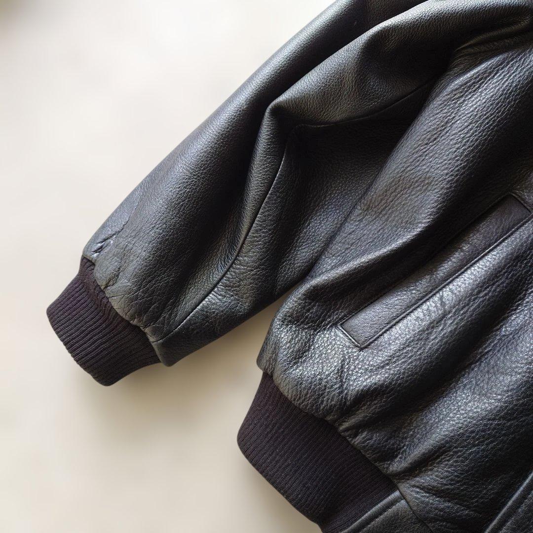 Reed cowhide leather  studuim jacket M