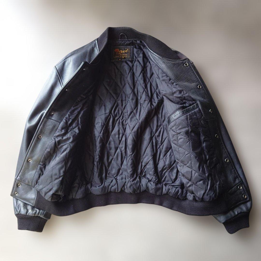 Reed cowhide leather  studuim jacket M